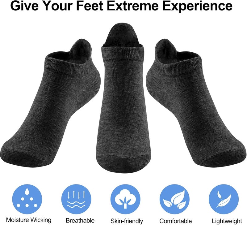 IBEILLI Women Cute Socks 10 Pairs Cotton Kawaii Embroidered Funny Low Cut Ankle Socks for Women Girls - Image 5