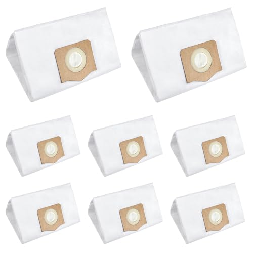 Jusiwow 8 Pack AVG0905 Dust Filter Bags, Compatible with EGO Power 9 Gallon Wet/Dry Vacuum WDV0900, High Efficiency Dust Collection Vac Bags - Image 1