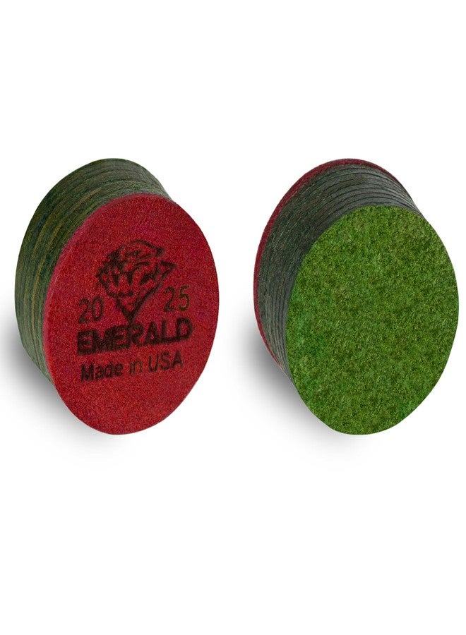 TigerProducts Tiger Emerald Laminated Billiard Pool CUE TIP 1 pc - 13 or 14 mm (13 mm) - Image 3