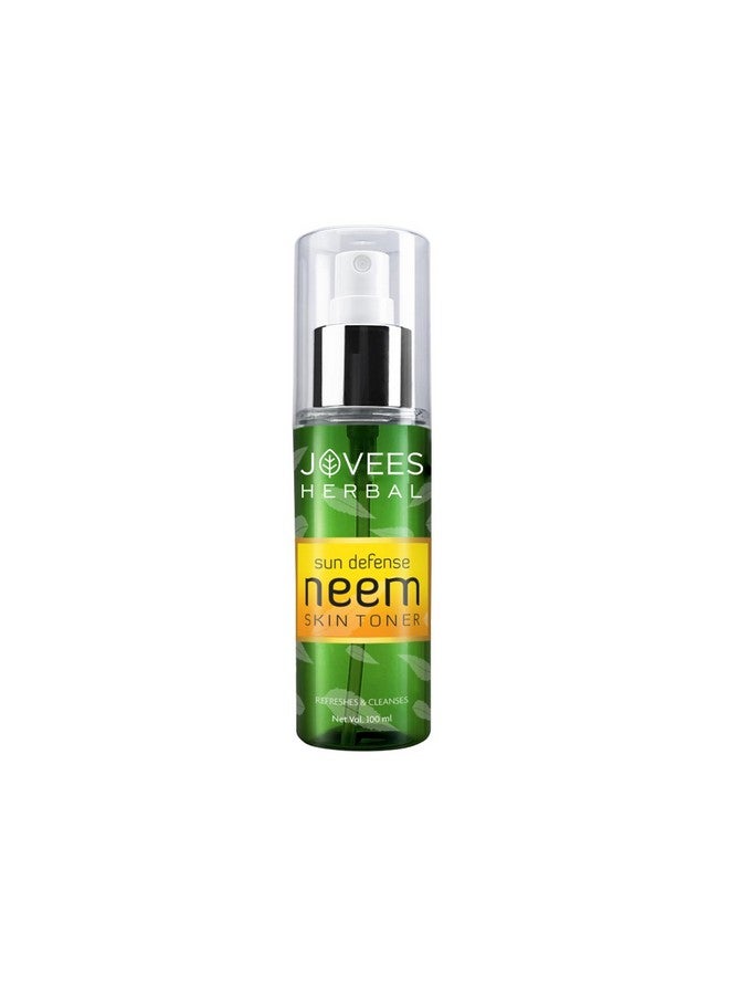 Jovees Herbal Neem Skin Toner | Sun Protection, Tightens Pores, Glowing Skin | Paraben and Alcohol Free | For All Skin Types | 100ML New - Image 1