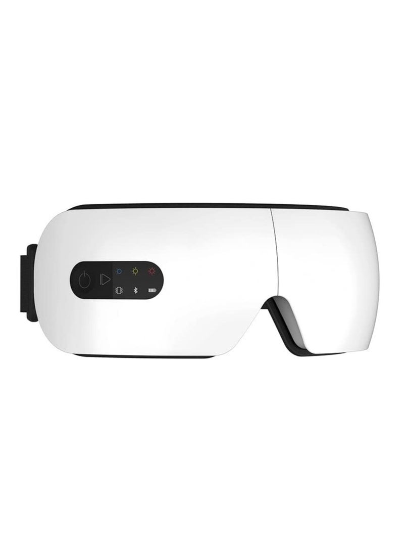 SAS Eye Massager with Heat Compression Bluetooth Music Rechargeable Eye Heat Massager for Relax and Reduce Eye Strain Dark Circles Eye Bags Dry Eye Improve Sleep  - Image 1
