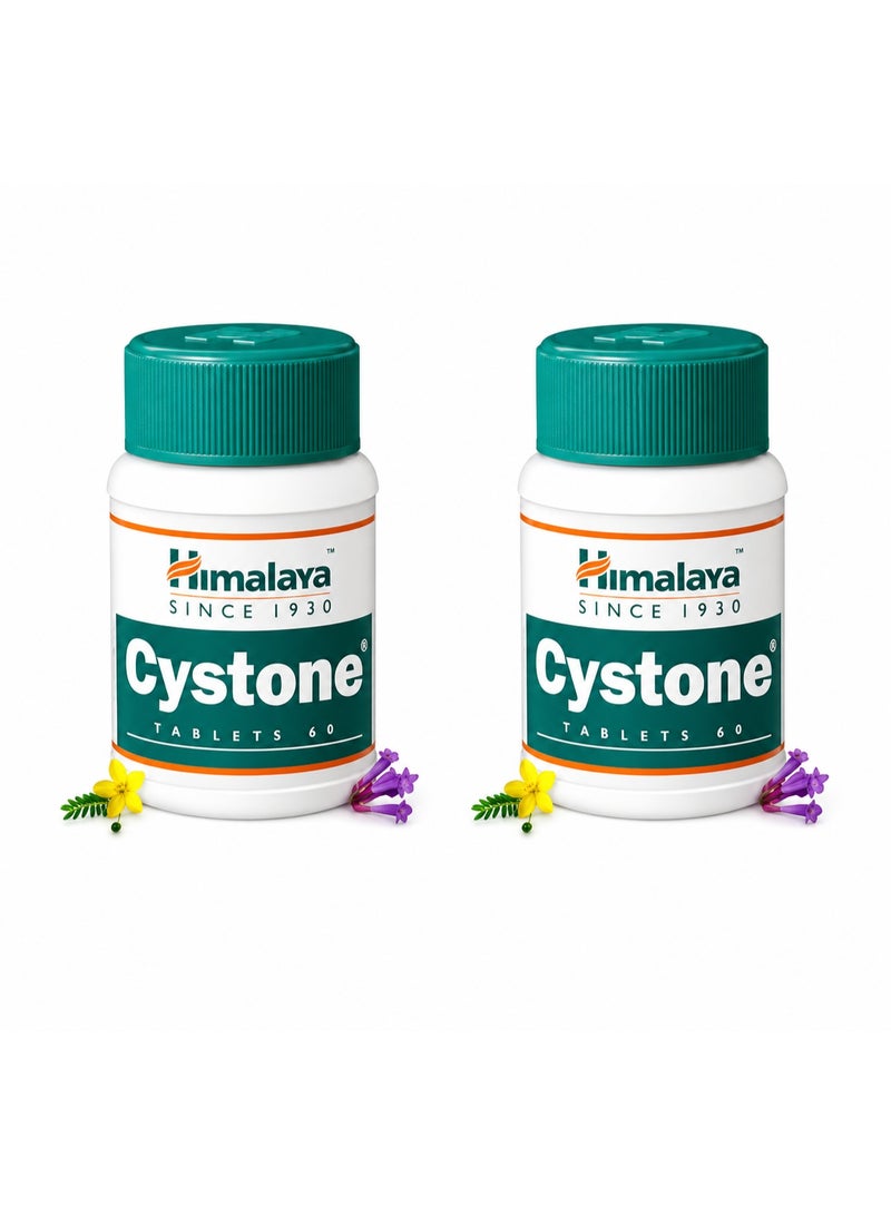 Himalaya Cystone Tablets 60’s Pack of 2 – Herbal Support for Kidney & Urinary Health