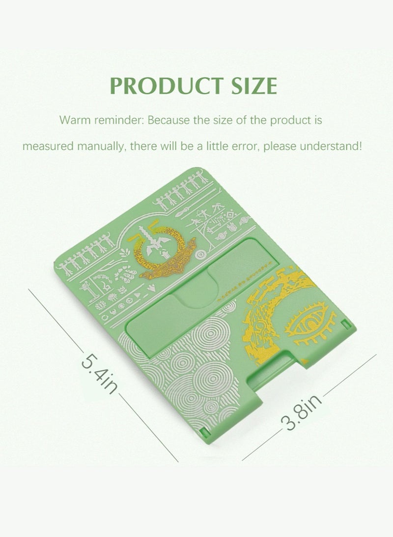 إكس ليفيل حامل مفتاح نينتندو، لحامل مفتاح نينتندو، لحامل مفتاح نينتندو سويتش من دموع المملكة، حامل قابل للتعديل قابل للطي محمول صغير الحجم لملحقات مفتاح نينتندو سويتش (جريين) - Image 4