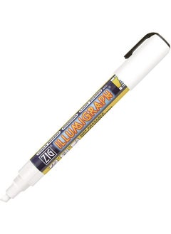 Tahtakalehobi Zig Illumigraph Marker Liquid Chalk Pen White 
