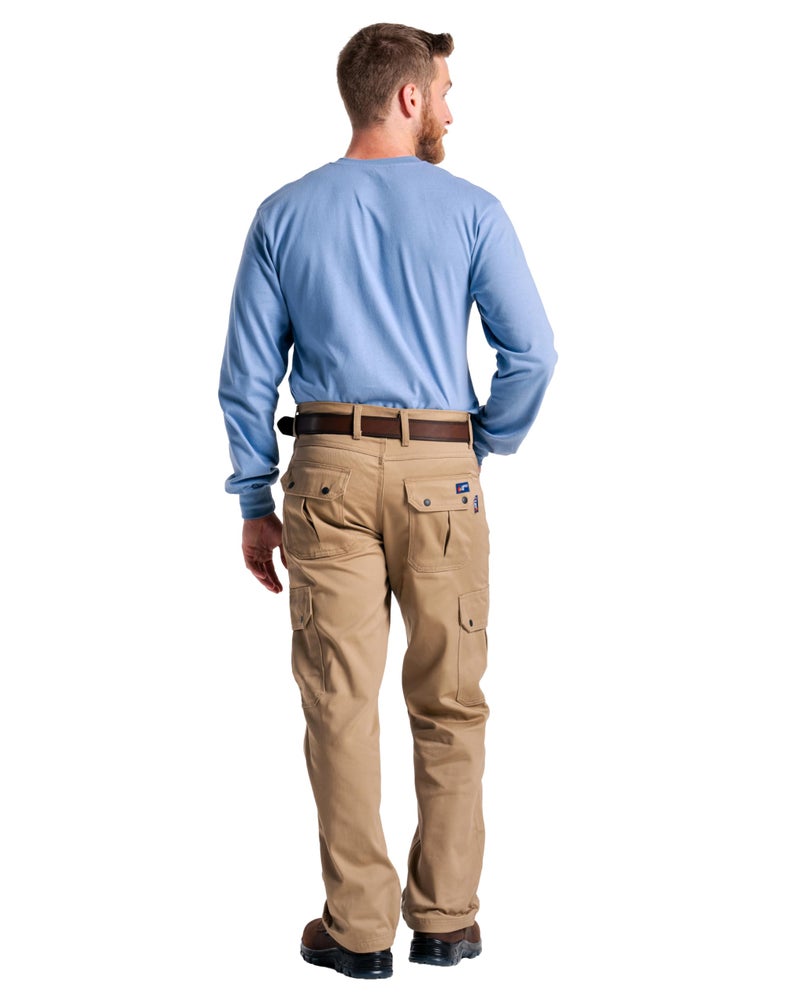 LAPCO FR Cargo Pants for Men, 100% Cotton, Flame Resistant Utility Work Pants, Mid Rise, Straight Leg, Relax Fit, Moisture Management Finish - Image 3
