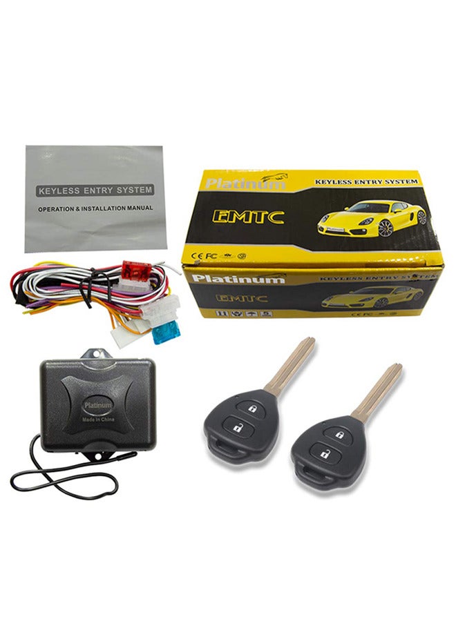 Platinum Pack of 2 Universal Remote Control DK208 Keyless Entry Systems | Car Door Lock/Unlock, and Trunk Release | with Physical Key - Image 2