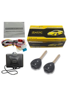 Platinum Platinum Pack of 2 Universal Remote Control DK208 Keyless Entry Systems | Car Door Lock/Unlock, and Trunk Release | with Physical Key  - Image 2