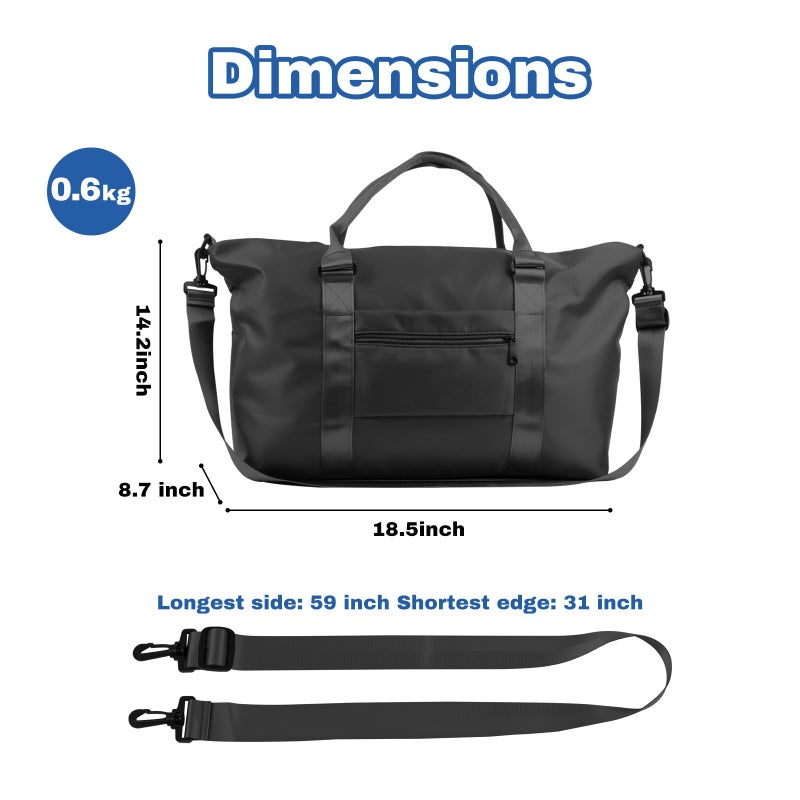 EPIMA Weekender Duffel Bags for Womenï¼Œ Travel Totes Bag for Airplane Essentials, Overnight Bags for Women with Trolley Sleeve, Large Carry On Hospital Bag for Labor and Delivery, Sport, Gym - Image 4
