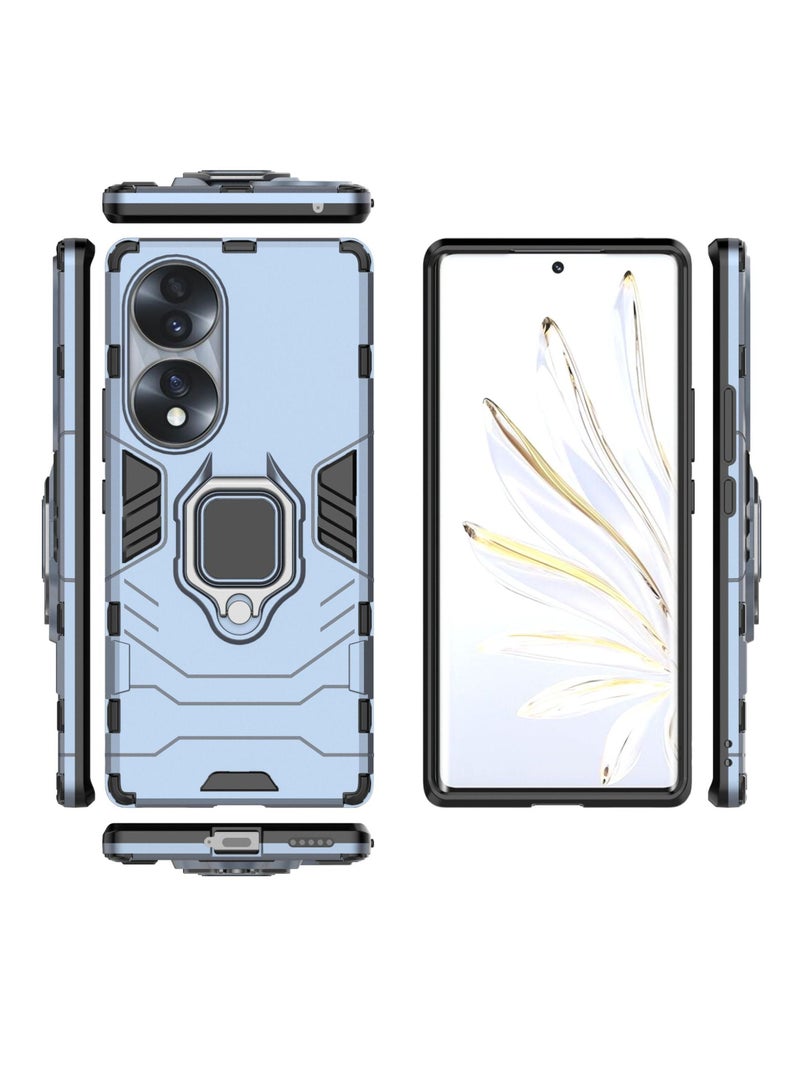 Blue Protective Cover With Ring Bracket For Huawei - Image 2