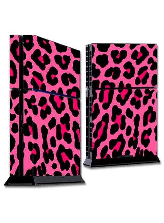 MIGHTY SKINS MightySkins Skin Compatible with Sony PS4 Console - Pink Leopard | Protective, Durable, and Unique Vinyl Decal wrap Cover | Easy to Apply, Remove, and Change Styles | Made in The USA - Image 1
