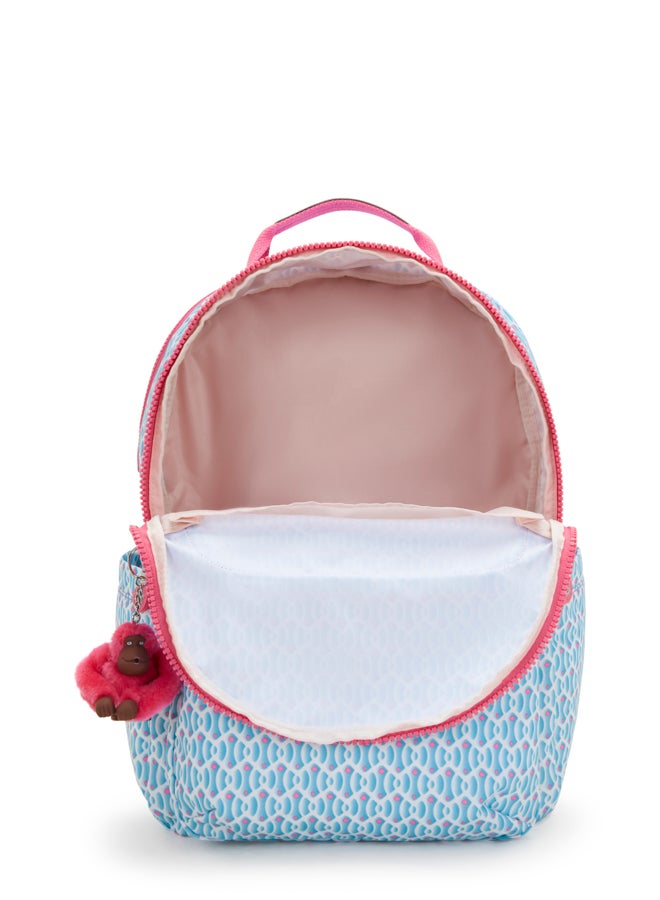 kipling Large Backpack With Separate Laptop Compartment Female Dreamy Geo C Seoul College - Image 3