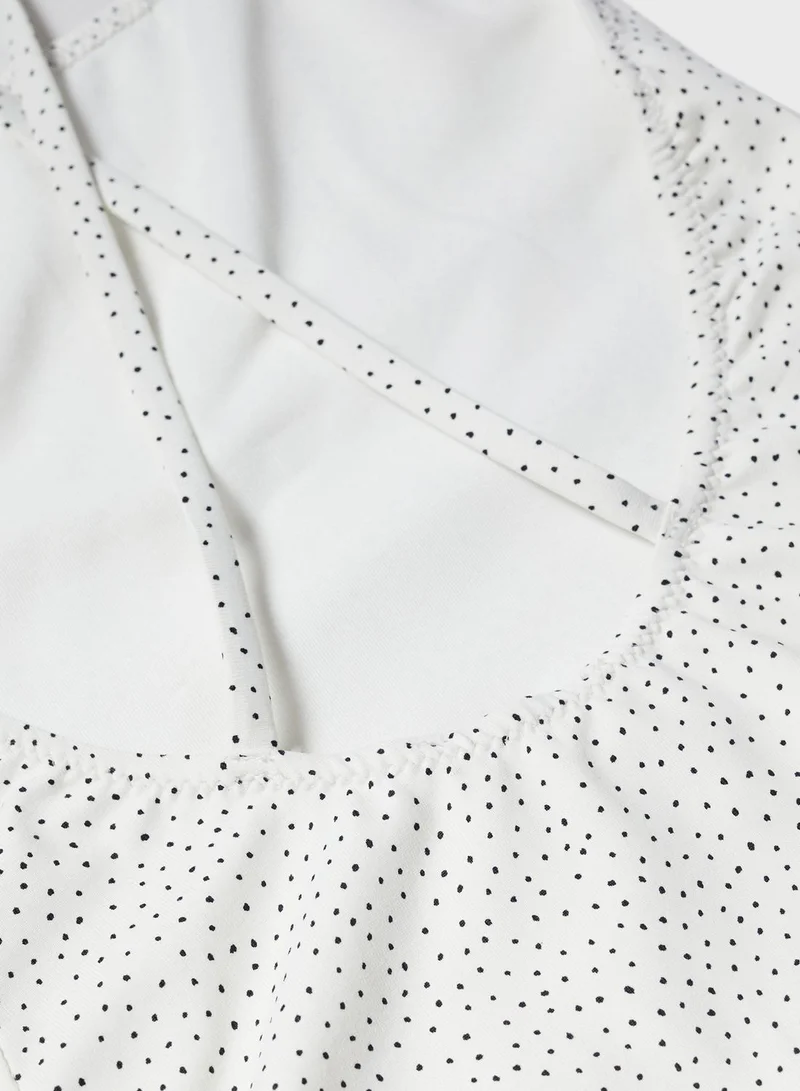 مانجو Kids Polka Dot Swimsuit