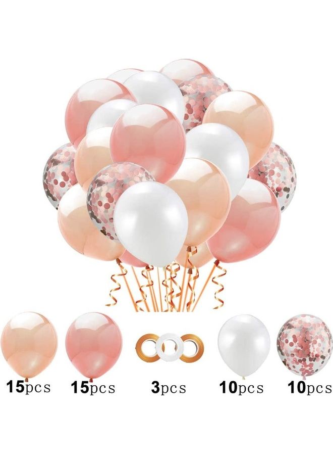 NIBEMINENT 50-Piece Latex Party Balloons Set - Image 3
