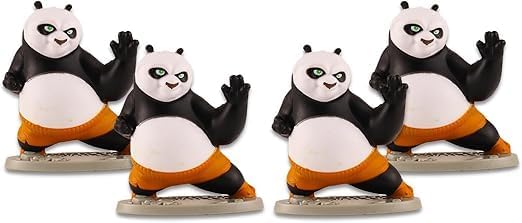DreamWorks Kung Fu Panda Party Favors  4 Pc Bundle with Po Action Figures for Kids Adults and More  Kung Fu Panda Party Supplies - Image 2