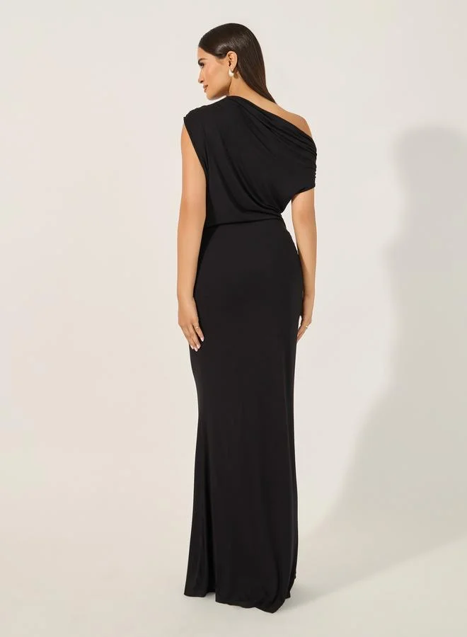 Take Two Draped Evening Dress