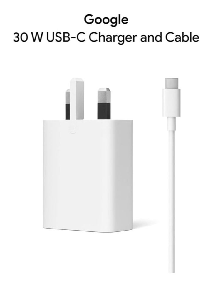 NEW 30W UK Plug Fast Charger u0026 2M Type-C Cable for Google Pixel Devices