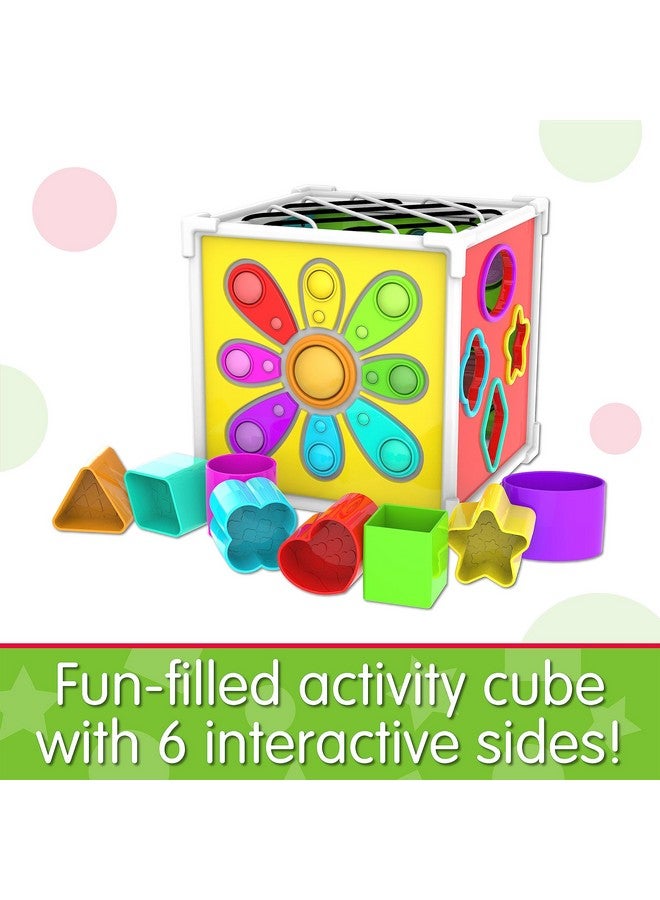 The Learning Journey: Pop & Discover Activity Cube - Fun Montessori Early Educational - Sensory Toy for Kids - Autism - Pop It Baby Toddler Toys & Gifts for Boys & Girls Ages 12 Months to 3 Years - Image 2