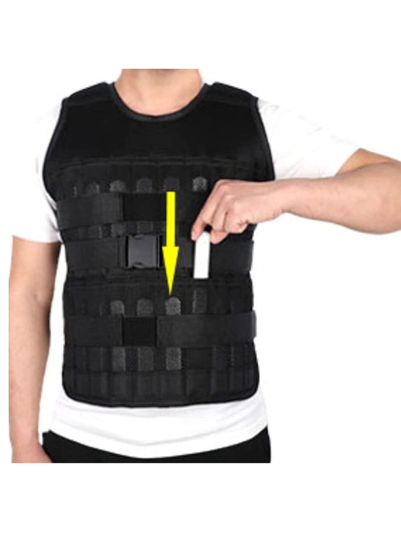 Generic Weighted Vest Steel Plates for Loading Leg Guards Weighted Vest Strength Training 6pcs  - Image 3