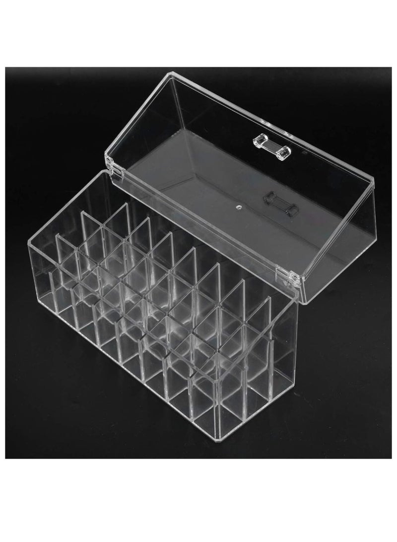 DARIYAH Cosmetic Storage Box, Flip Case for Lipstick Holder Organizer for Lip Moisturizers - Image 4