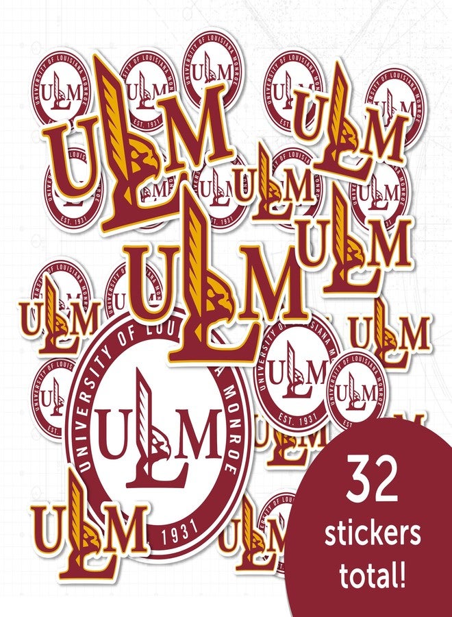 Desert Cactus University of Louisiana Monroe Sticker ULM Warhawks Vinyl Decals Laptop Water Bottle Car Scrapbook T1 (Type 1-1) - Image 5