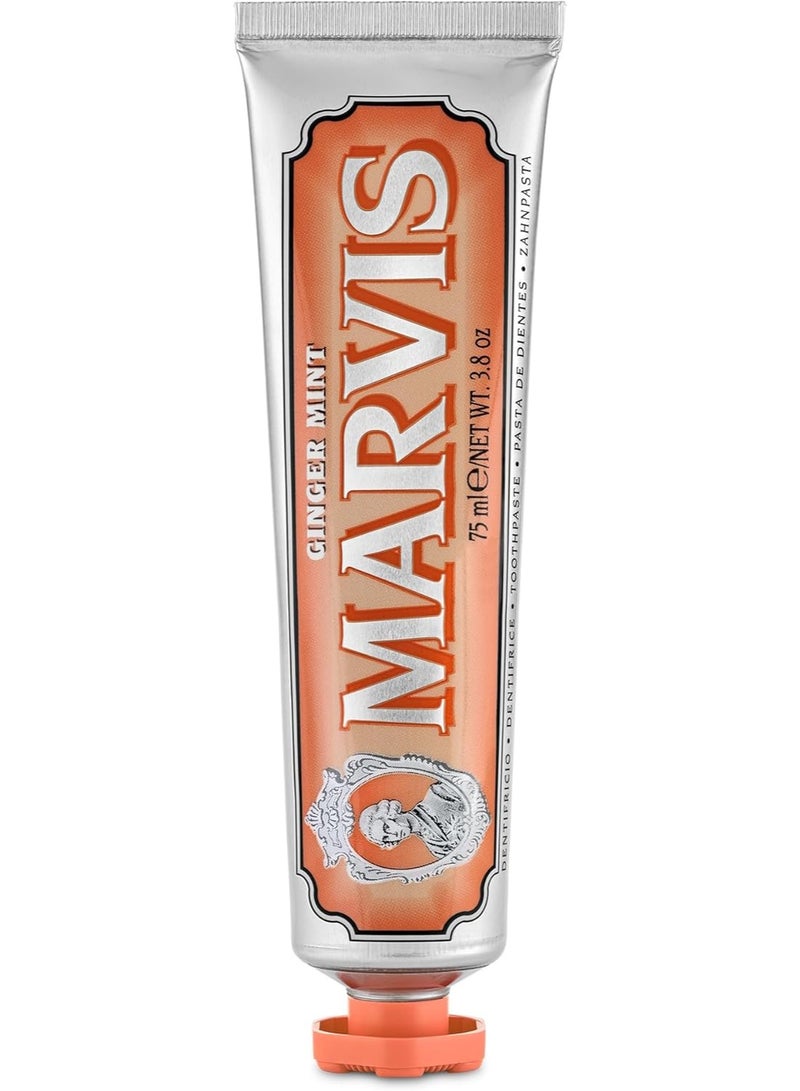 Marvis Ginger Mint Toothpaste, 75ml - Image 2