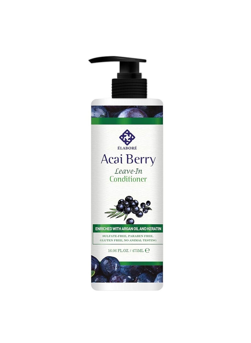 Elabore Acai Berry Leave-In Conditioner 16.06 fl.oz/ 475ml