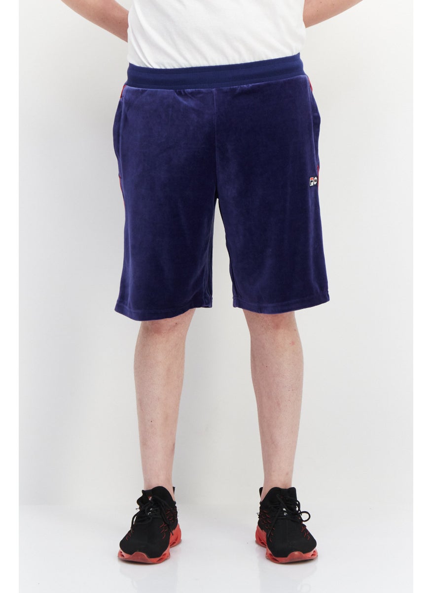 FILA Men Sportswear Fit Brand Logo Training Short, Navy  - Image 1