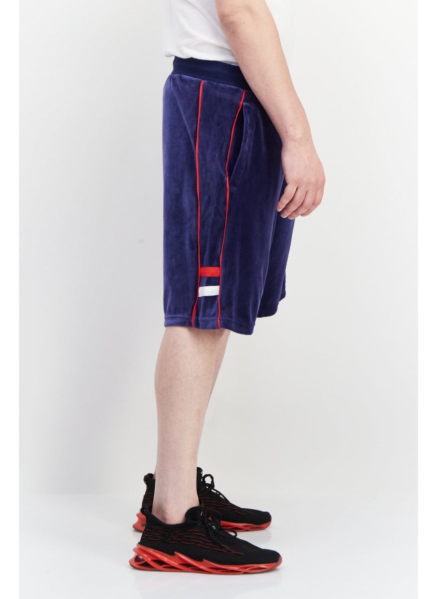 FILA Men Sportswear Fit Brand Logo Training Short, Navy  - Image 2