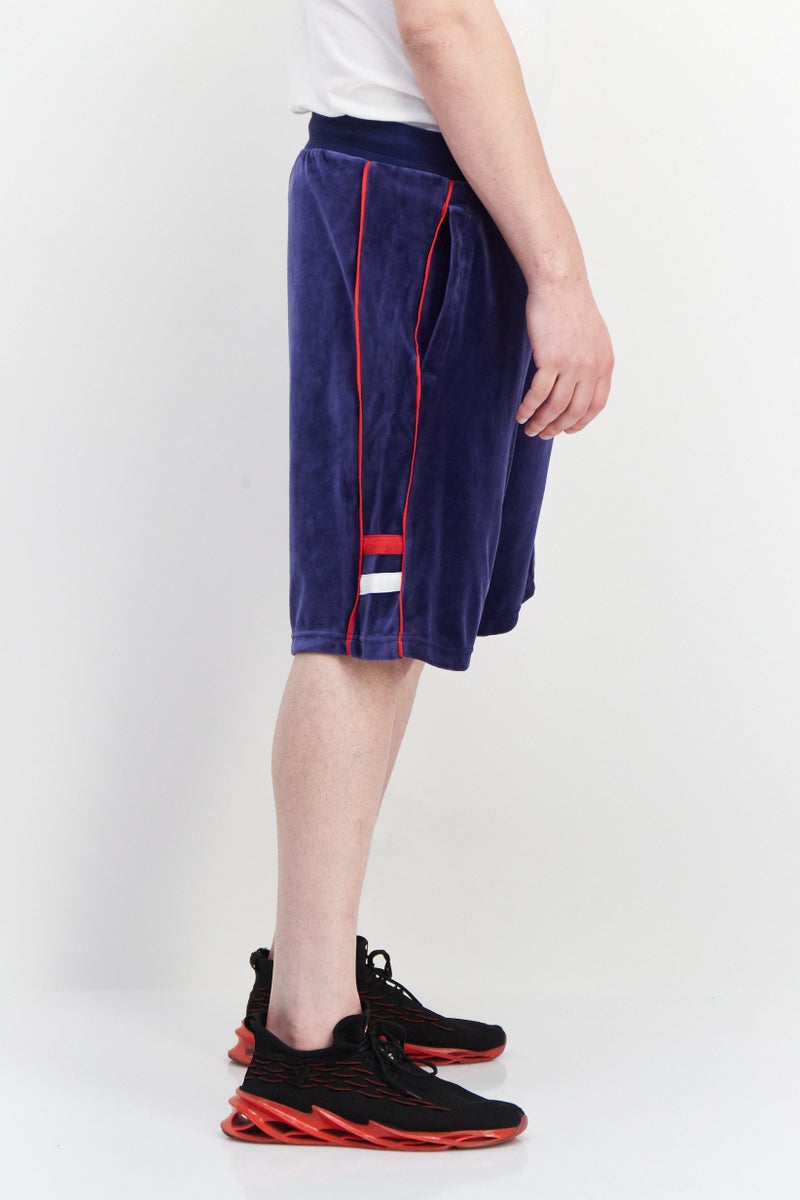 FILA Men Sportswear Fit Brand Logo Training Shorts, Navy - Image 2