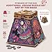 iDventure Cluepuzzle Pyramid of The Sun Wooden 3D Puzzle Escape Room Box Sequential Riddles with Hidden Treasure Fun Family Game Night Activity for Ages 10 Extension Day of The Dead - Image 4