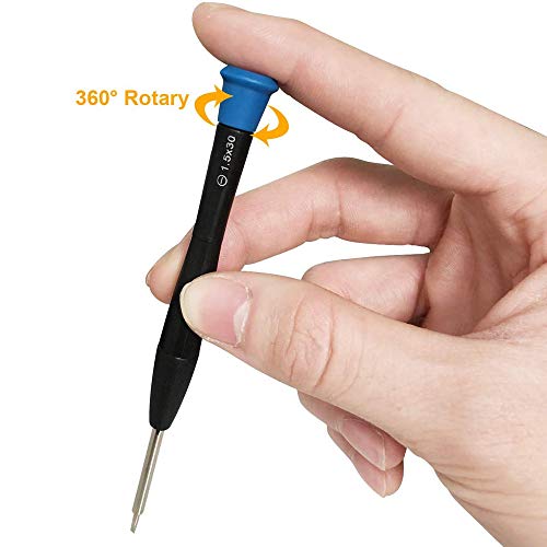 Endlanoo Eyeglasses Repair Kit, HKIDEE Sunglasses Repair Kit with 1000PCS Eyeglass Screws and 6 Pcs Screwdrivers Tweezer for Glasses, Sunglass, Watch Clock Spectacle Repair - Image 5