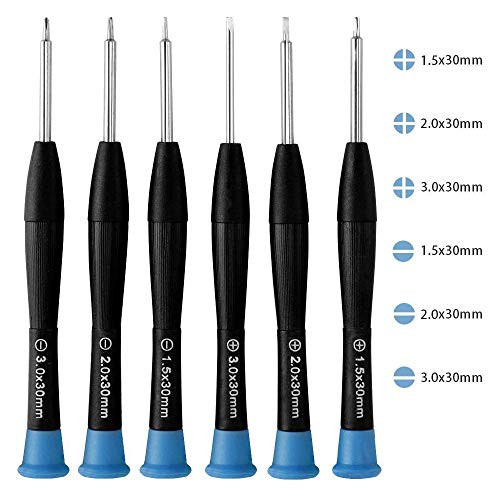 Endlanoo Eyeglasses Repair Kit, HKIDEE Sunglasses Repair Kit with 1000PCS Eyeglass Screws and 6 Pcs Screwdrivers Tweezer for Glasses, Sunglass, Watch Clock Spectacle Repair - Image 4
