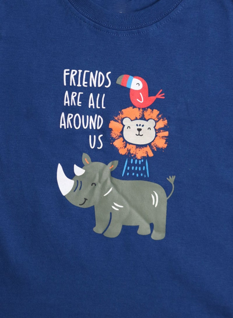 لؤي مجموعة ملابس أطفال للأولاد والبنات مصنوعة من القطن العضوي بنسبة 100% من LUAY، مجموعة ملابس قصيرة الأكمام للأطفال للأولاد والبنات الصغار - Image 5