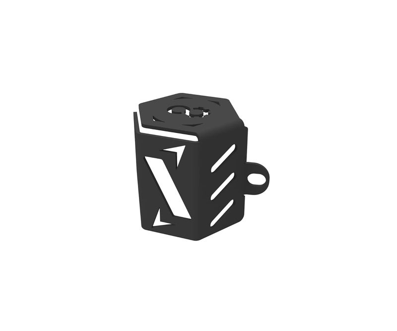 Auto Infinity Rear Reservoir Guard Compatible With Yezdi Adventure (Black, Pack of 1) - Image 3