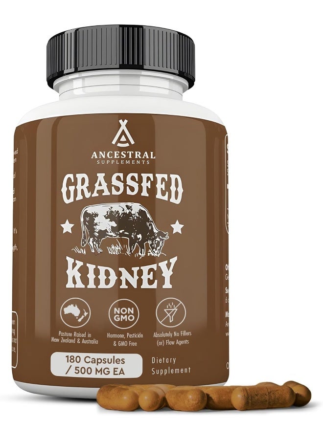 Ancestral Supplements High in Selenium, B12, Dao Supports Kidney, Urinary, Histamine Health (180 Capsules) - Image 1