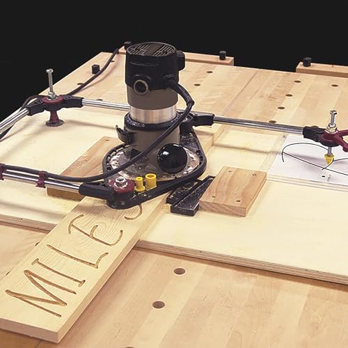 Milescraft 1221 Pantograph PRO - Complete Tracing Routing System for Custom Made Wood Signs, Black - Image 5
