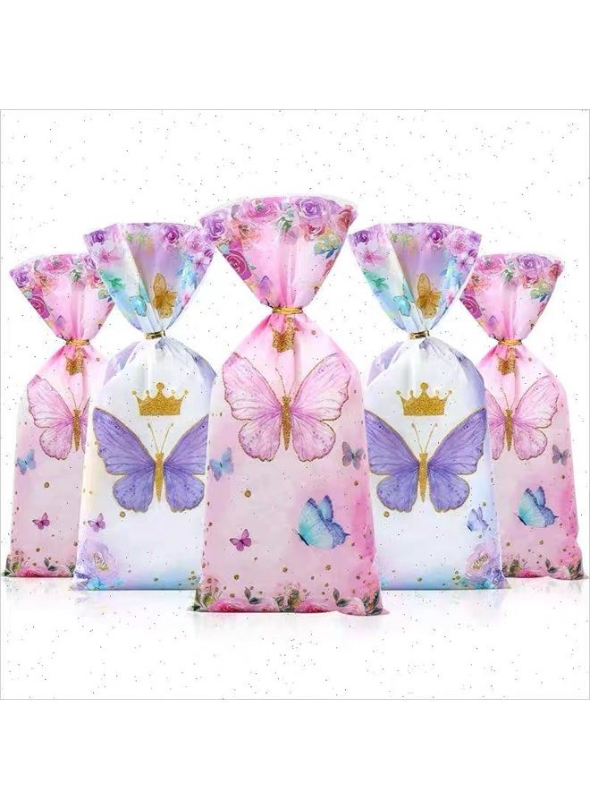 Zeemey 50pcs, Plastic Candy Bags, Theme Birthday Party Candy Bags, Gifts Biscuit Packing Bags, Baby Shower Party Supplies, Food Packaging Bag, Packaging Bag, Baking Shop Supplies, Baking Supplies, Party Supplies, Holiday Supplies  - Image 5