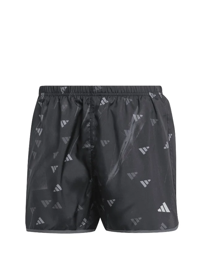 اديداس adidas Run It Bl Short Black Running Shorts 2XS3