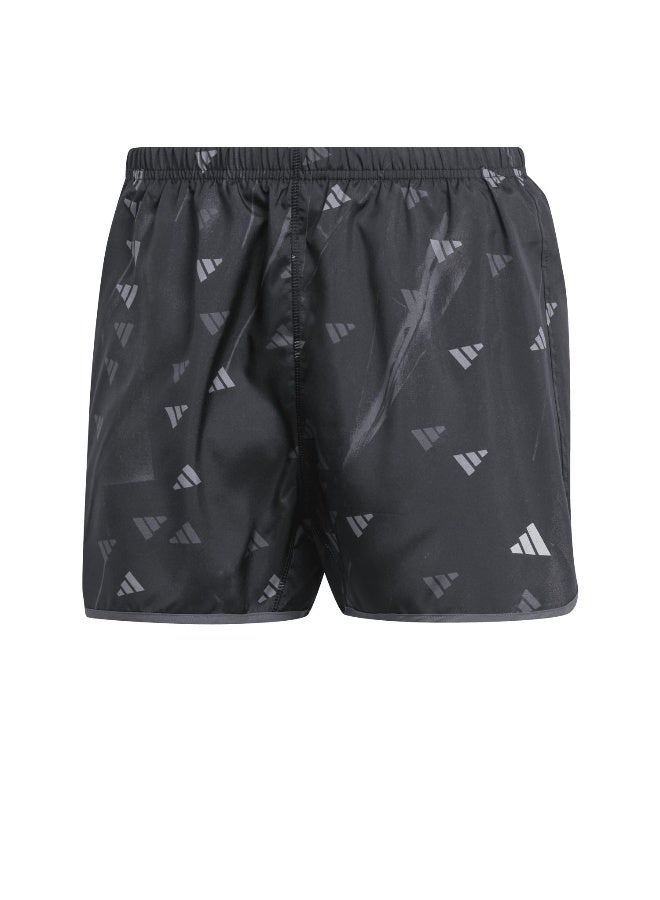 Adidas Run It Bl Short Black Running Shorts 2XS3 - Image 2