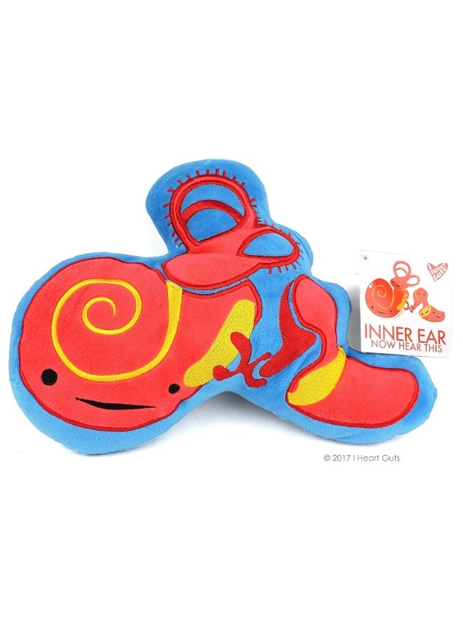 I Heart Guts Inner Ear Plush - Now Hear This - 12" Audiology ENT Gift Stuffed Toy - Image 4