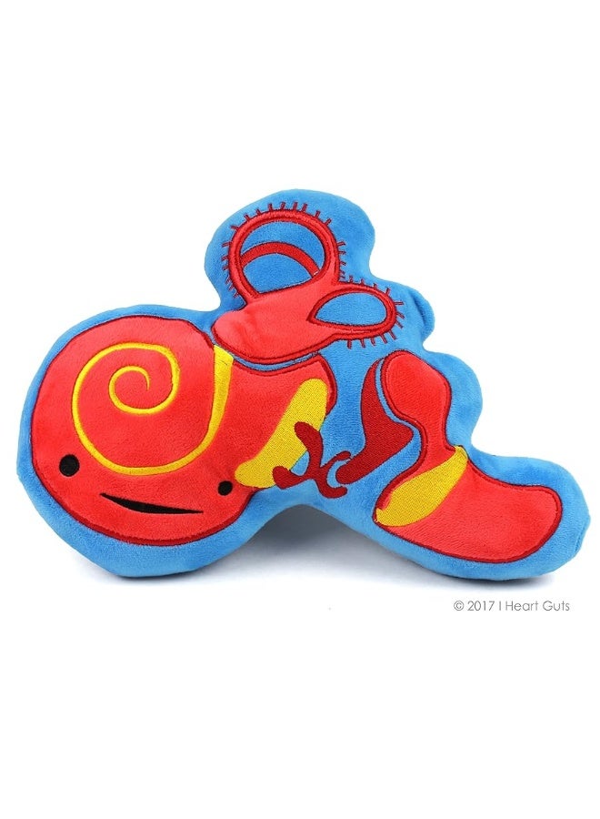 I Heart Guts Inner Ear Plush - Now Hear This - 12" Audiology ENT Gift Stuffed Toy - Image 5