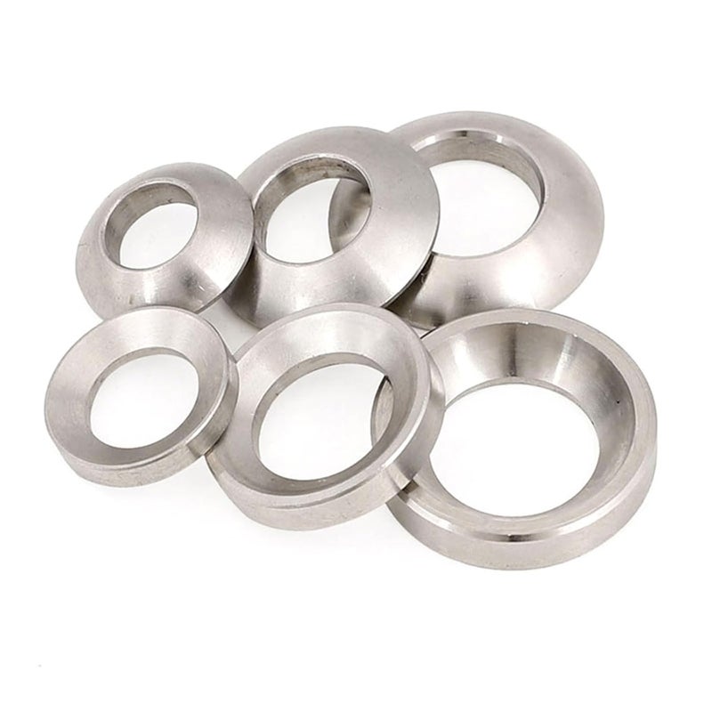 Cone Head Screw Gasket, cone washer, Conical Spherical Washer M6 M8 M10 M12 M16 M20 M24 Countersunk Washer Stainless Steel Concave Convex Cone Gasket Carbon Steel (Color : Spherical Carbon, Size : M10 - Image 5