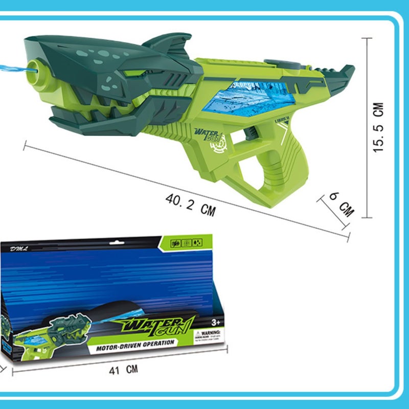 Storio مسدس ماء كهربائي يعمل بالبطارية للأطفال | مدى إطلاق يصل إلى 25-30 قدم | آلية ضغط عالي مثالية للعب في الهواء الطلق على الشاطئ وحمام السباحة (البطارية غير مدرجة) - Image 4