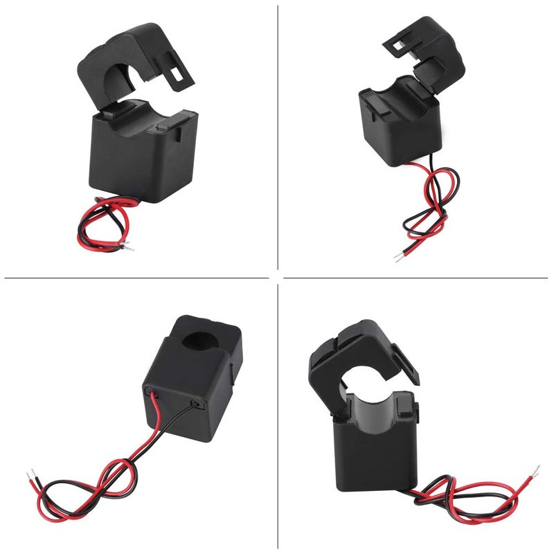 Akozon محول تيار، PZCT-02 محول تيار أساسي ذو قلب مقسم لمستشعر ملف 100A ميني قابل للتثبيت بسهولة بدون انقطاع الطاقة - Image 4