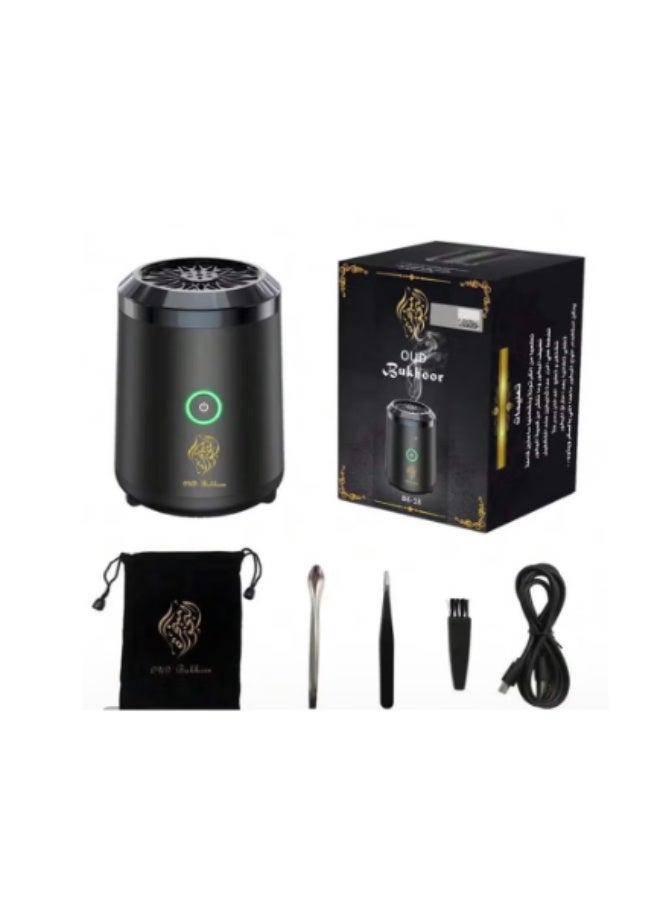 Oud Bukhoor Smart incense burner small and elegant suitable for home work and car rechargeable - Image 2