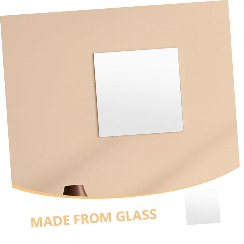 Self Adhesive Frameless Mirror Tiles 36x36cm 4pc Set Wall Mounted Decorative Mirror - Image 4