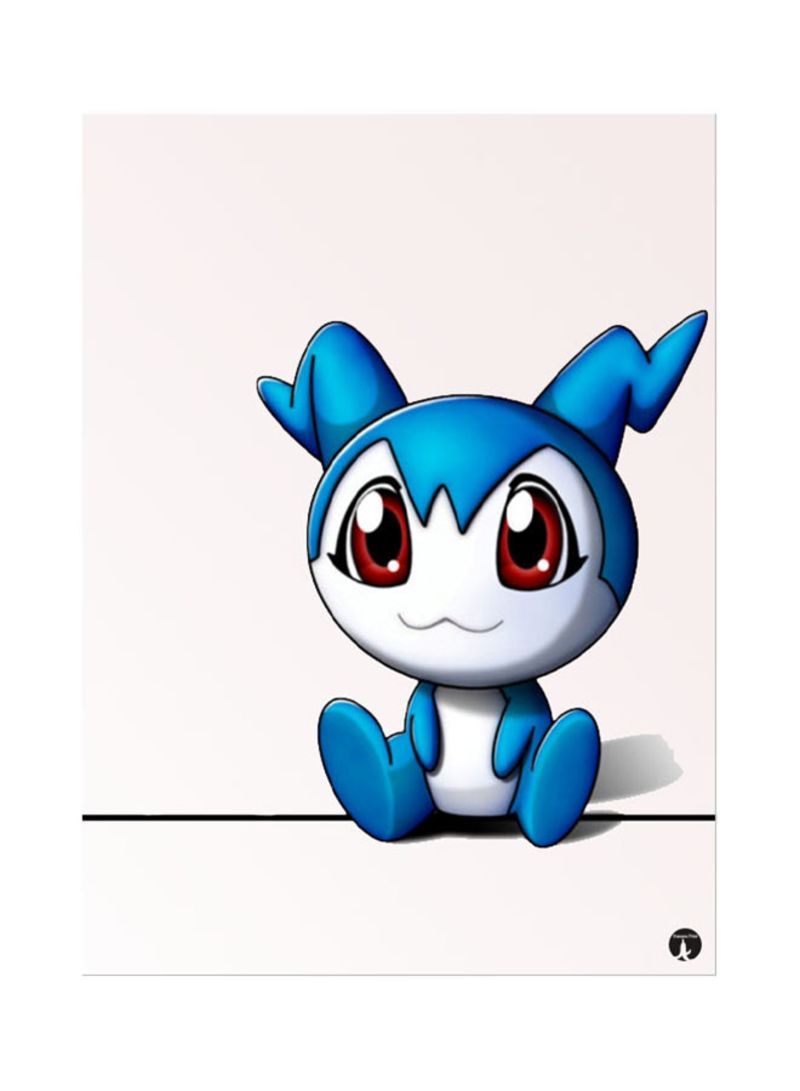 RKN The Anime Digimon Mouse Pad Pink/Blue