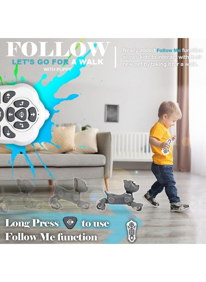 VATOS - Robot Dog Toy For Kids, Voice & 2.4Ghz Remote Control Robot Pet With Interactive Touch Sensors, Over 20+ Responses, Program Mode, Robotic Puppy Toy For Kids Boys & Girls - Image 1