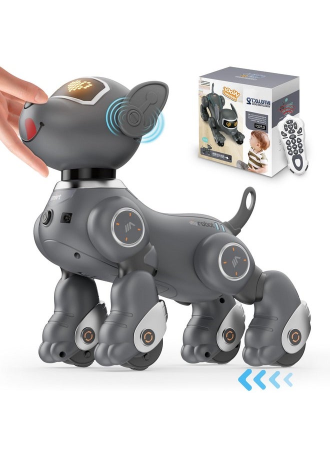 VATOS - Robot Dog Toy For Kids, Voice & 2.4Ghz Remote Control Robot Pet With Interactive Touch Sensors, Over 20+ Responses, Program Mode, Robotic Puppy Toy For Kids Boys & Girls - Image 1