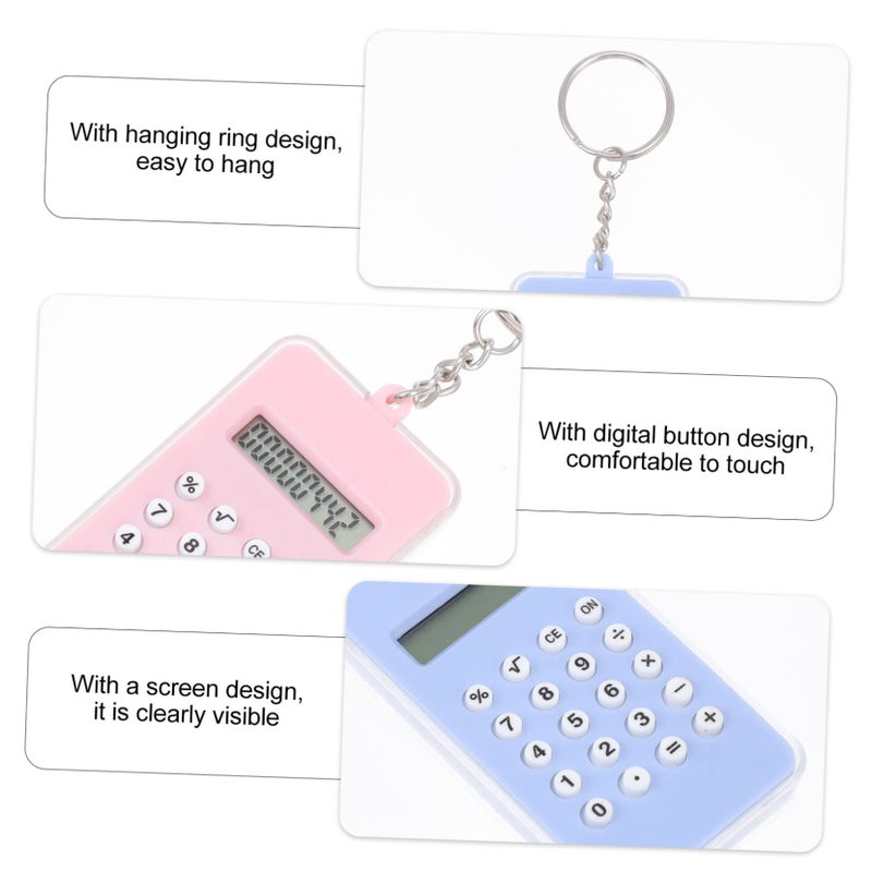 Mathematical Calculator Pendant Keychain 2 Piece Set For Classroom Decor - Image 3